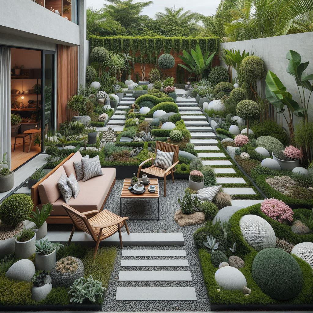 10 Ide Kreatif untuk Taman Lanskap Minimalis di Rumah